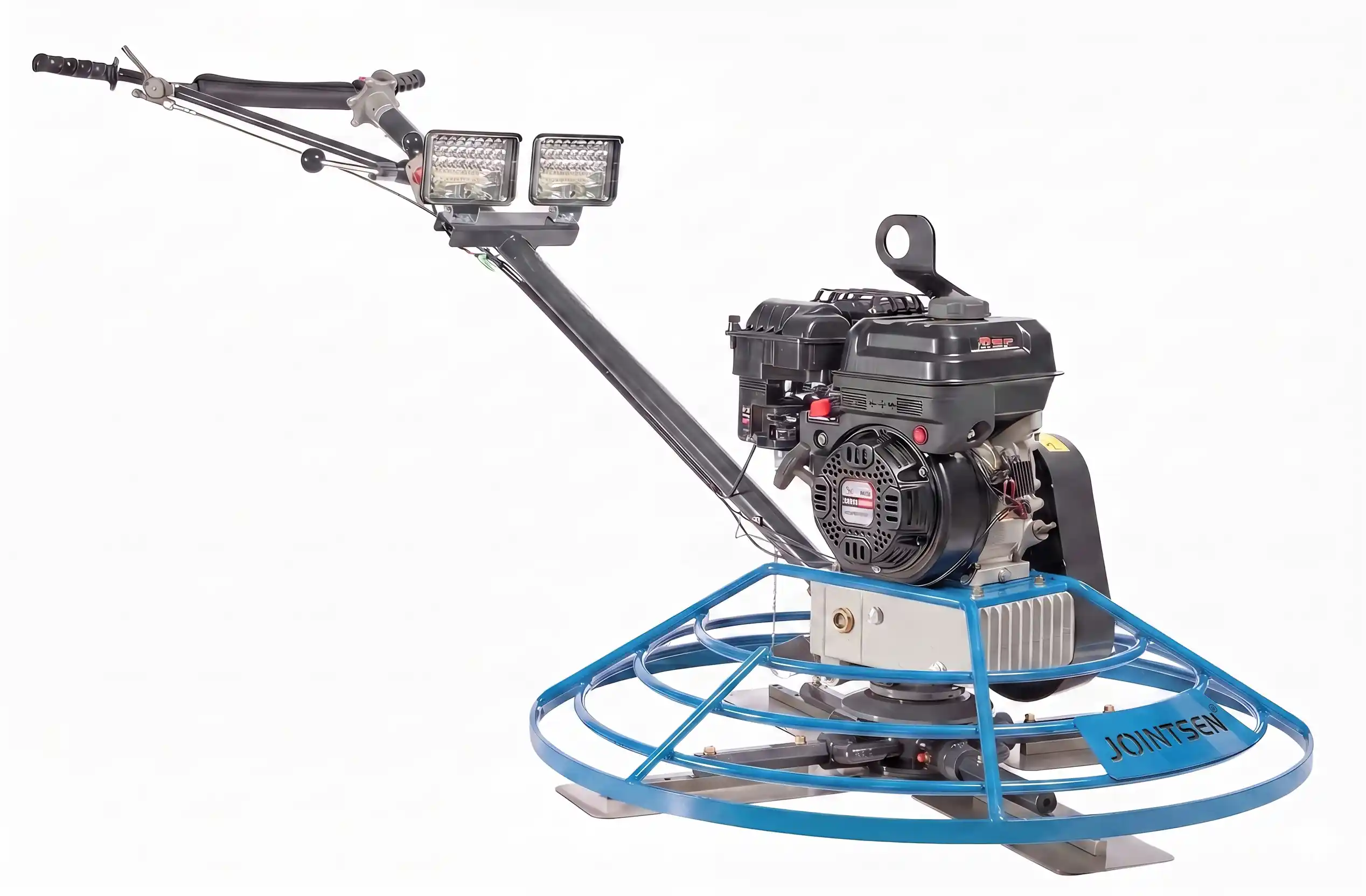JS436T Loopmachine achter de troffelmachine